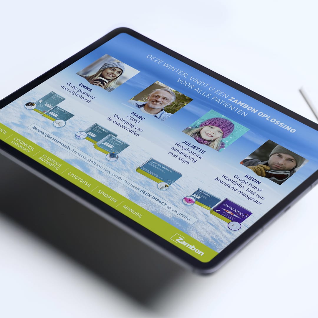 Zambon HTML5 ipad eVA